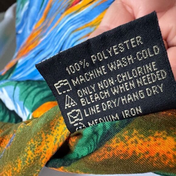 Y2K Tropical Fish Dolphin Hawaiian Beach Lua Dress Swim Wear - Picture 8 of 8